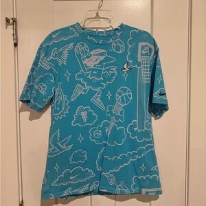Nike Mens Medium Teal Graphic Tee